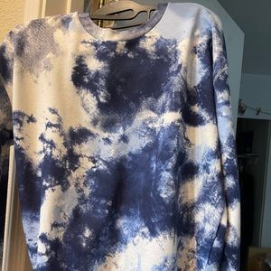 New Zella tye dye crew sweatshirt with tags from Nordstrom Rack.